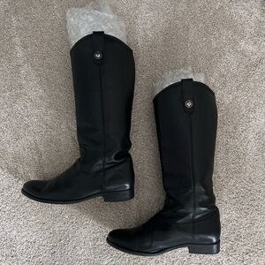 Frye Melissa Button Boot - Black